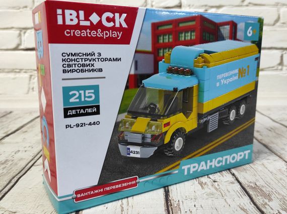 Конструктор IBLOCK Грузові перевезення 215 деталей (PL-921-440) ff | Зображення 2
