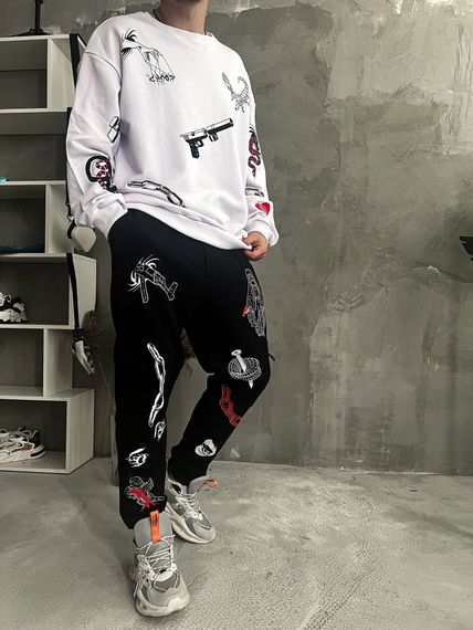 Костюм світшот штани ДТФ