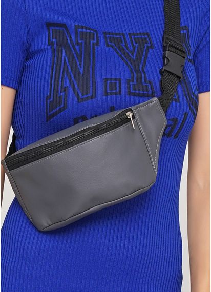 Поясна сумка бананка Sambag Tirso MSH графітовий 31 х 12 х 5 см (80111009) | Зображення 1