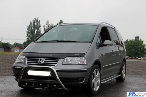 Кенгурятник WT003 (нерж) 51 мм, без надписи для Volkswagen Sharan 2010-2024 гг | Зображення 2