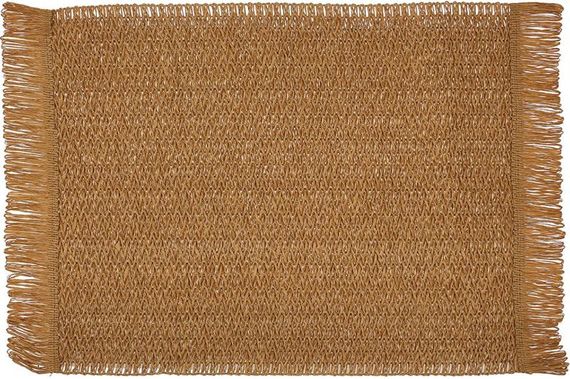 Набір 6 льняних підтарельників "Rustic Brown" 30х45см, прямокутні