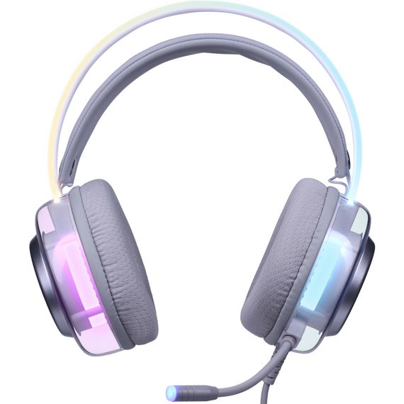 Гарнітура Defender Glitch, USB, RGB,  2м, White | Зображення 5