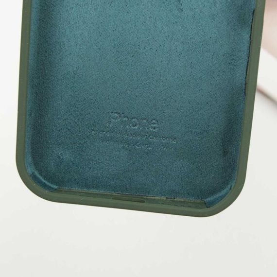Чохол Silicone Case Full Protective (AA) для Apple iPhone 16 Pro Max (6.9") Зелений / Cyprus Green | Зображення 7