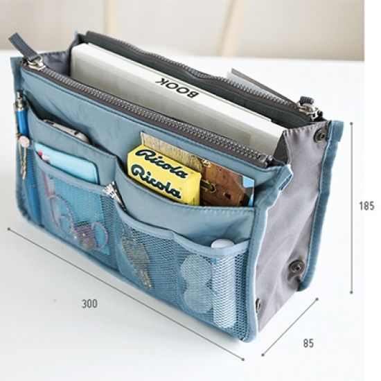 Органайзер сумка в сумку Bag in bag maxi блакитний