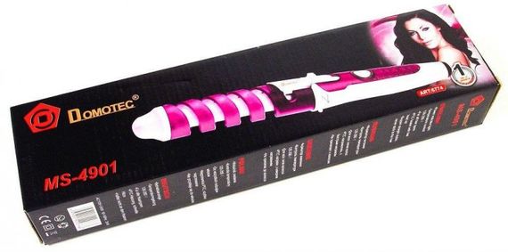 Плойка фіолетова для завивки волосся Domotec MS-4901 (47545-4901_188) | Зображення 4