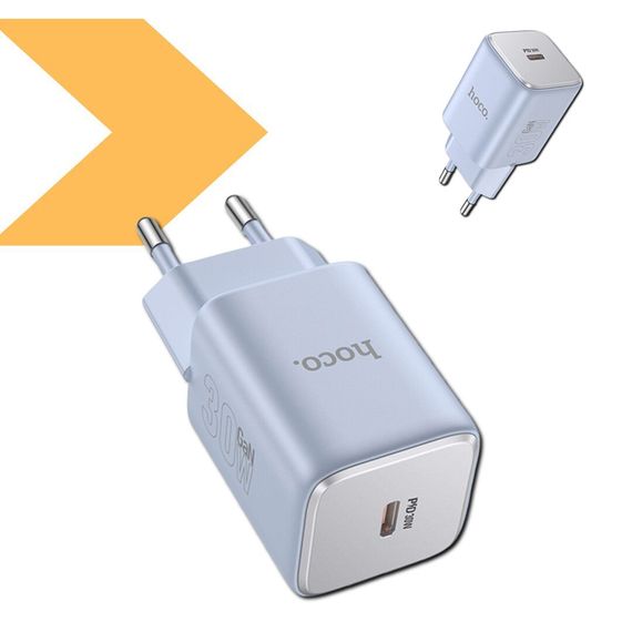 Зарядний пристрій HOCO C101A PD20W з кабелем Type-C to Lightning (33294-01_231) | Зображення 1