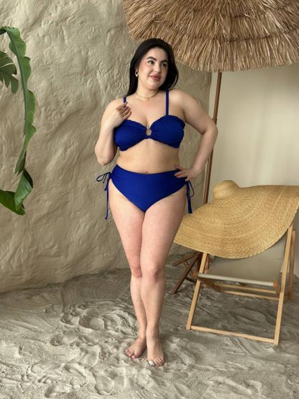 Роздільний синій купальник PLUS SIZE | Зображення 2