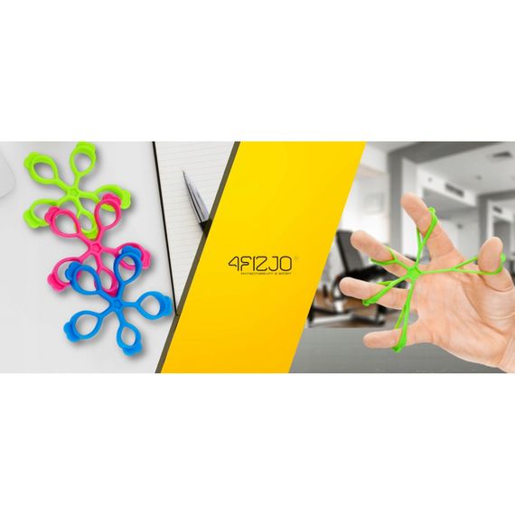 Набір еспандерів для пальців та кисті 4FIZJO 1-4 кг 3 шт Mix (P-5907739312976) | Зображення 3