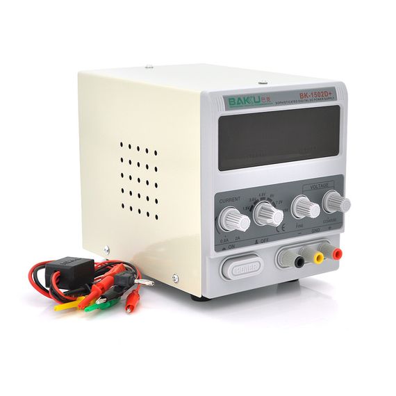 Блок питания с цифровой индикацией BAKKU BK 1502D +