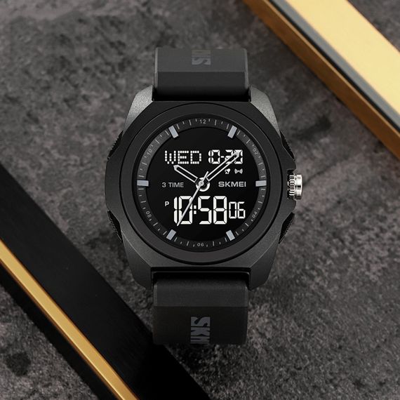 Чоловічий годинник Skmei 2199GY Grey | Зображення 3