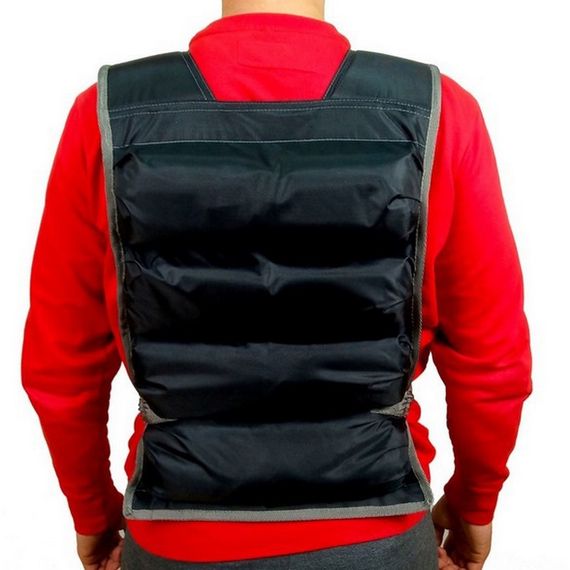 Жилет утяжелительный EasyFit EF-VST-18 черный, 18 кг | Зображення 1