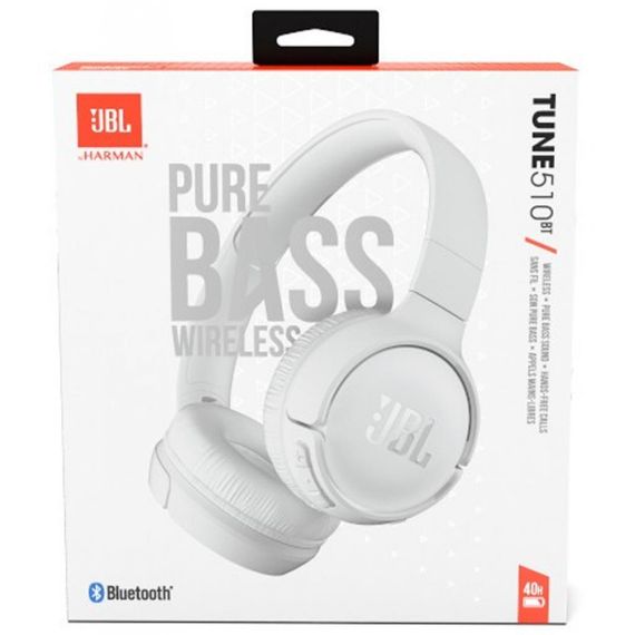 Гарнітура JBL T510BT (JBLT510BTWHTEU) White | Зображення 6