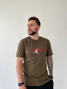 Футболка Jordan хакі