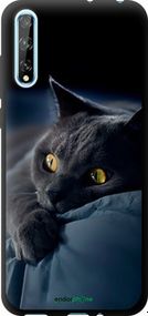 Чохол на Huawei P Smart S Димчастий кіт "825b-1813-2448"