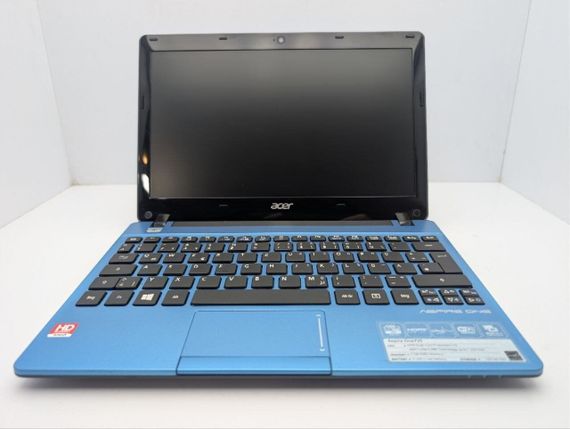 Нетбук Acer Aspire One 725 Blue / 11.6" (1366x768) TN / AMD C-60 (2 ядра по 1.0 - 1.3 GHz) / 4 GB DDR3 / 120 GB HDD / AMD Radeon HD 6290 Graphics / WebCam / АКБ не держит б/у | Зображення 3