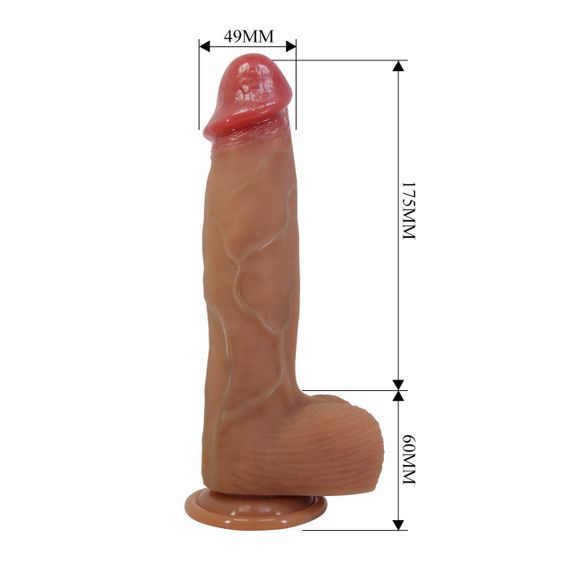 Фалоімітатор Pretty Love Orton 9.2 Super Soft Liquid Silicone Dildo Sex Aura | Зображення 6