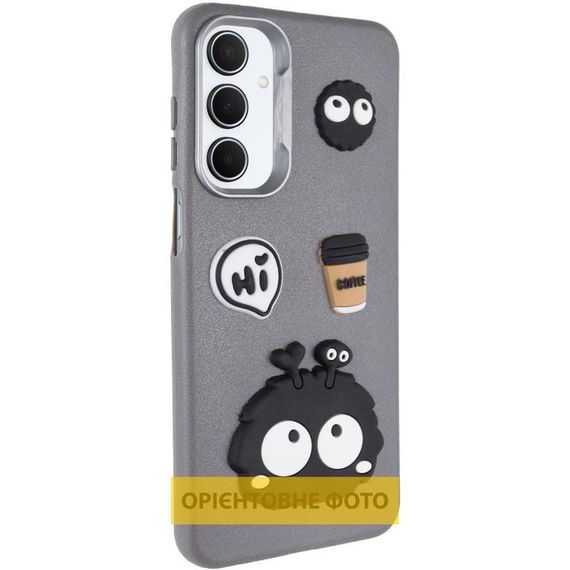 Чохол TPU Leather Toys для Motorola Moto G15 4G Monster / Grey
