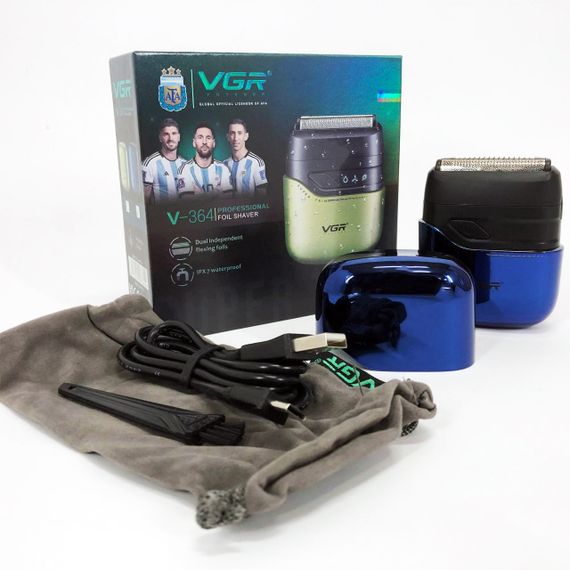Профессиональная бритва для мужчин VGR V-364, Электрическая бритва джемей аккумуляторная DI-88 | Зображення 2