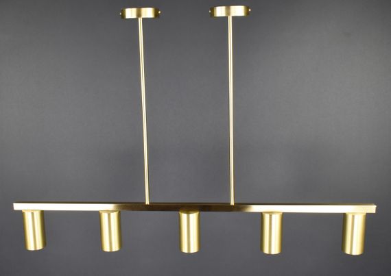 Люстра стельова на 5 лампочок 27723 Латунь 35-65х10х101 см.