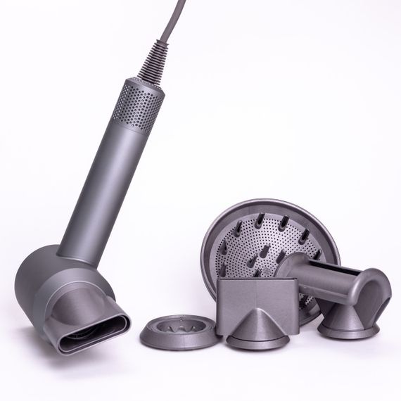 Фен стайлер для волосся 5 в 1 Supersonic Premium 1600 Вт 5 насадок 3 режими швидкості Сірий PH770G | Зображення 1