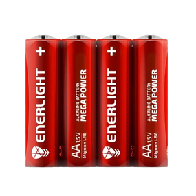 Батарейка лужна AA/LR6 (пл-4шт) Enerlight Mega Power