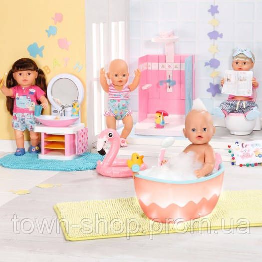 Автоматическая ванночка для куклы Baby Born – Легкое купание | Зображення 9