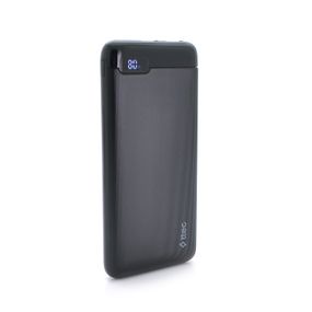 PowerbankTtec 10000mAh, LCD, Output: 2*USB + Type-C, 20W, Black, Q30