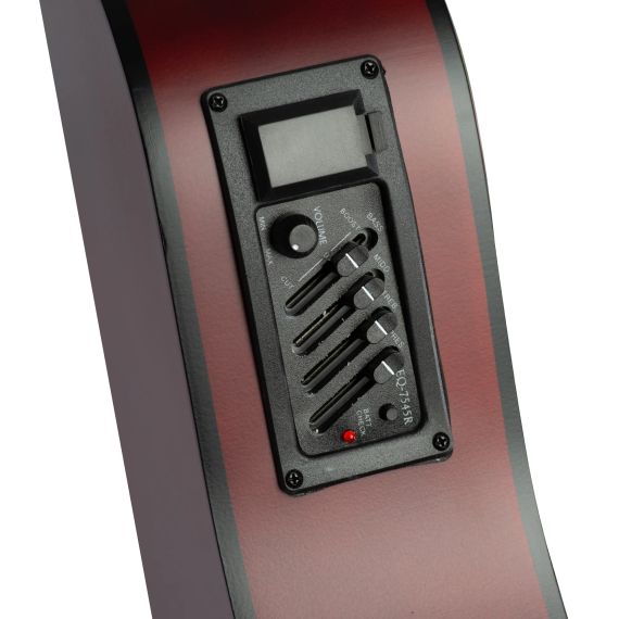 Електроакустична тревел гітара Alfabeto TravelerEQ (3 Tone Sunburst) + чохол | Зображення 2
