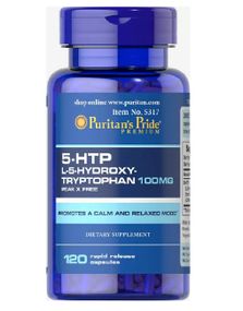 Триптофан Puritan's Pride 5-HTP 100 mg 120 Caps