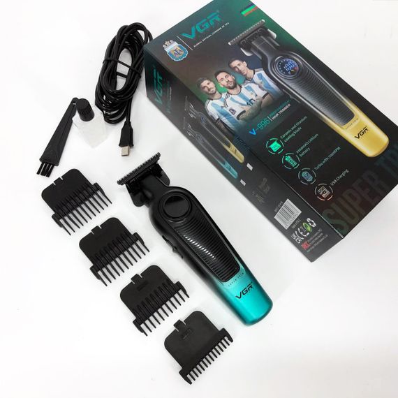Машинка для стрижки окантовки VGR, Набір для стрижки волосся на акумуляторі Електромашинка UW-52 | Зображення 9