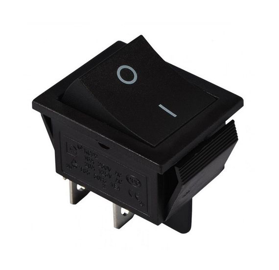 Перемикач KCD2-202 B/B 1 клавіша чорна Ny95500778