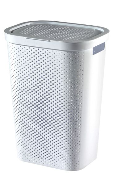 Корзина для белья пластиковая Curver Infinity 60 л 04754 серая, прочная и удобная | Зображення 1