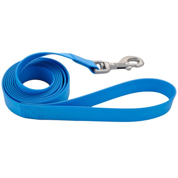 Повідець біотановий для собак Coastal Fashion Pro Waterproof Leash, 1.8 м х 1.9 см, блакитний