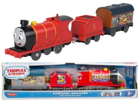 Паровозик Томас і друзі Моторизований поїзд Джеймс Оригінал Thomas & Friends Motorized Toy Train James