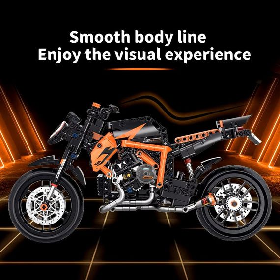 Модель мотоцикла Lego конструктор 586 шт. Harley-Davidson конструкор 579 деталей | Зображення 3