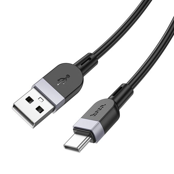 Дата кабель Hoco X109 Energy silicone USB to Type-C (1m) Black | Зображення 3