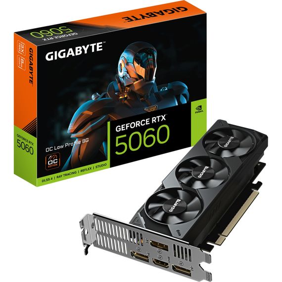 Видеокарта GIGABYTE GeForce RTX5060 8Gb OC Low Profile (GV-N5060OC-8GL) | Зображення 7