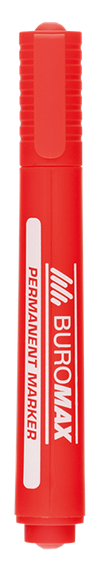 Маркер водостійкий BUROMAX BM.8700-05 JOBMAX 2-4 мм червоний (6163) | Зображення 1