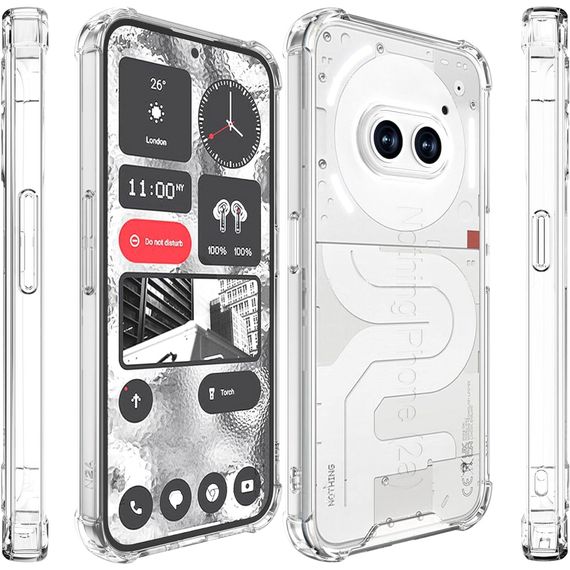 Чохол до мобільного телефона BeCover Anti-Shock Nothing Phone (2a) Clear (711793) | Зображення 1