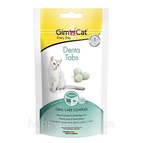 Витамины GimCat Every Day Dental для кошек для здоровья я зубов 40 г