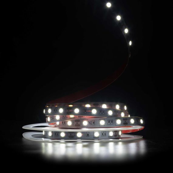 Світлодіодна LED стрічка PROLUM™ 12V 5050\60 IP20 Series "SG" Білий (5500-6000К) | Зображення 1