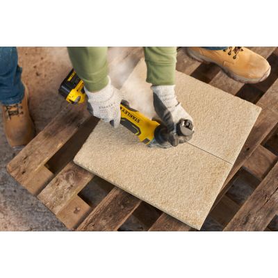 Шлифовальная машина Stanley угловая аккум безщеточная FATMAX,Li-Ion V20, 18В, 2x4Ah, 8000об/мин, 125 мм, кейс (SFMCG700M2K) | Зображення 4