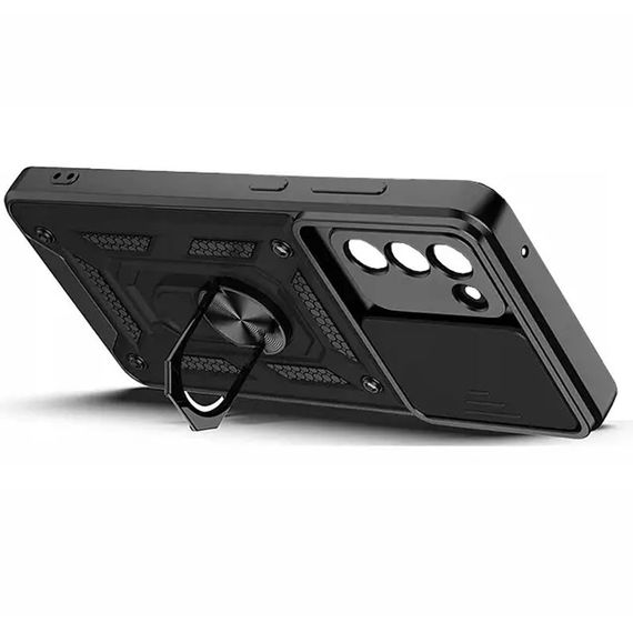 Ударостійкий чохол Camshield Serge Ring для Samsung Galaxy S20 FE Чорний | Зображення 2