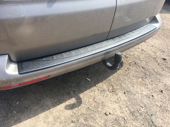 Накладка на задній бампер DDU (1 двері, ABS) для Volkswagen T6 2015-2024, рр | Зображення 3