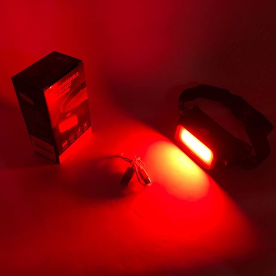 Компактний налобний ліхтар BL-008+COB, Налобний ліхтар, Ліхтар для нічної їзди на лоб потужний QG-29 | Зображення 3