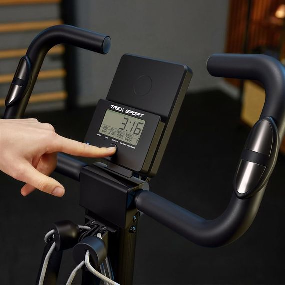 Велотренажер складаний Trex Sport TX-390XB TRIBER магнітний чорний | Зображення 6