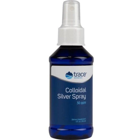 Коллоидное серебро Trace Minerals Colloidal Silver, 4 fl oz 59 ml TMR-00577