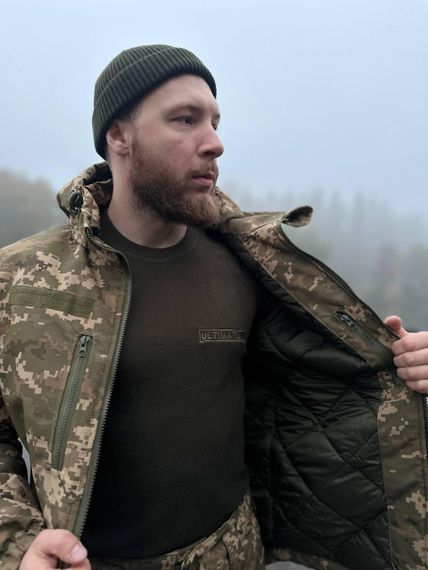 Куртка зимова тактична на стьобаній підкладці Світлий піксель | Зображення 1