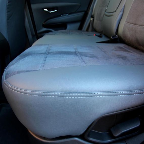 Чохли на сидіння з екошкіри та антари Nissan Qashqai + 2 1 поколение 2010-2014 EMC-Elegant | Зображення 7