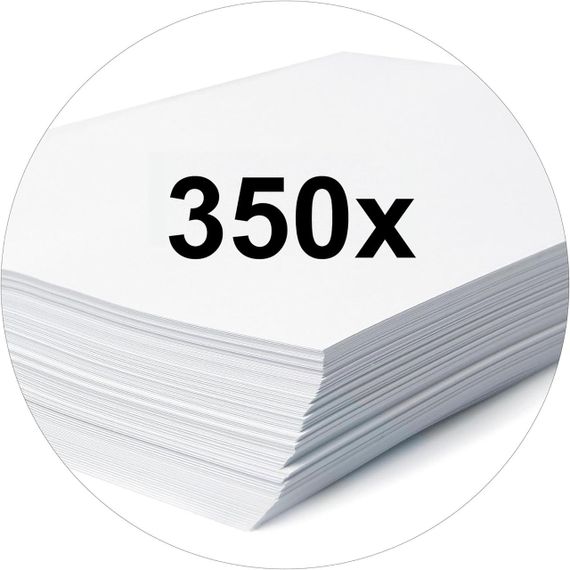 Підвісна папка картонна коричнева A4 комплект 20 шт FALKEN для впорядкування документів, до 350 аркушів (80 г/м²) в папці | Зображення 2